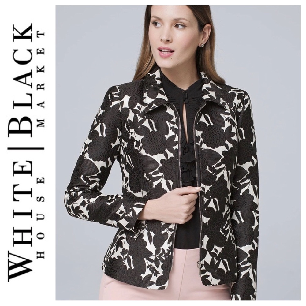 Black House / White Market Floral Jacquard Jacket